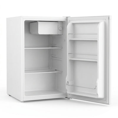 Mini Fridge with Freezer Built for Small Spaces, 3.2 Cu.Ft Capacity, Reversible Door, Energy Efficient