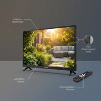 Outdoor TV, 43 Inch Waterproof Smart Outdoor Tvs, 4K, HDR 10, Weatherproof,1000Nits, Voice Assistant Remote, for Partial Sun Area(Deck Pro 3.0, Latest Model) — infographic