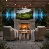 Outdoor Smart TV Built for Weatherproof Entertainment, 43 Inch 4K HDR, 1000 Nits Brightness, Voice Control