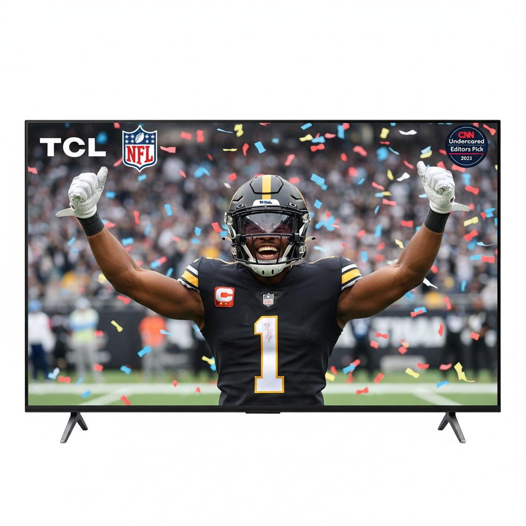 65-Inch Q6 QLED 4K Smart TV with Google TV (65Q650G, 2023 Model) Dolby Vision, Dolby Atmos, HDR Pro+, Game Accelerator Enhanced Gaming, Voice Remote, Works with Alexa, Streaming UHD Television
